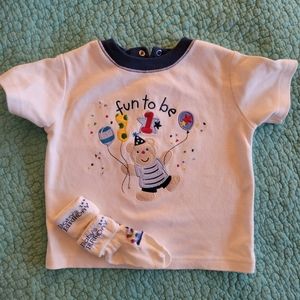 Miniwear Fun To Be One Shirt & Socks 18mth